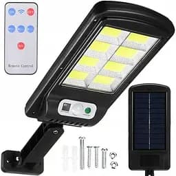 Вуличний ліхтар настіний із пультом Solar Light 6COB на сонячних батареях з датчиком руху - мініатюра 12