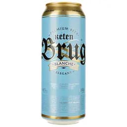 Упаковка пива Keten Brug Blanche Elegant світле 4.8% 12 л (0.5 л х 24 шт.) з/б - мініатюра 2