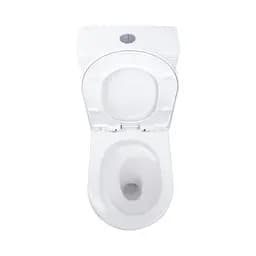 Унітаз-моноблок підлоговий Qtap Swan Ultra Quiet безобідковий з сидінням Soft-close White QT16226080AW, Білий - мініатюра 7