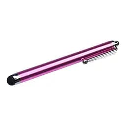 Стилус емкостный, с отверстием для крепления, розовый