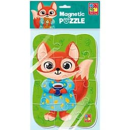 Магнітні пазли Vladi Toys Лисиця 12 елементів (VT3205-92) - мініатюра 2