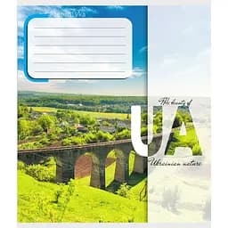 Тетрадь ученическая "Природа Украины" Leader 012-520149L-2 в линию, 12 листов