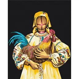 Картина по номерам Brushme Мотанка с Петухом ©Valeriya Macarenco 40x50 см