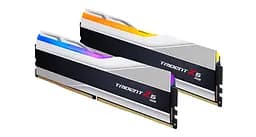 Модуль памятi DDR5 2x16GB/7200 G.Skill Trident Z5 RGB Silver (F5-7200J3445G16GX2-TZ5RS) - мініатюра 2