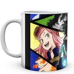 Кружка GeekLand Моя геройская академия My Hero Academia Деку, Хатсуме и Шинсо Коллаж MHA 02.529 330 мл белая