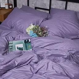 Підковдра Moon&Star Satin Stripe Soft Lilac Двоспальна 175x210 см - мініатюра 3