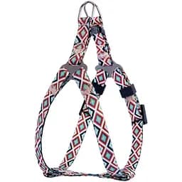 Шлея для собак дрібних порід BronzeDog Urban Гуцульська XXS 24-30 см коричнева