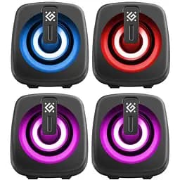 Акустична система 2.0 Defender J1, 6Вт, підсвітка, USB, чорна (65961) - мініатюра 4