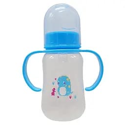 Бутылочка для кормления "Дино" Mega Zayka MGZ-0204-1(Blue) 150 мл