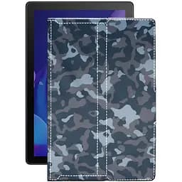 Чохол StatusCASE з екошкіри для планшету Alcatel 1T 10 Smart (8092) Хаки-синій