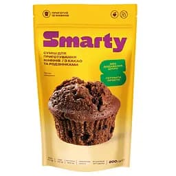 Смесь для приготовления маффинов Smarty с какао и изюмом 200 г
