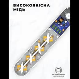 Мережевий фільтр подовжувач 4 євро розетки 4 USB 2м із захистом та заземленням LDNIO SE4432 2500W 10A USB 3.4A - мініатюра 8