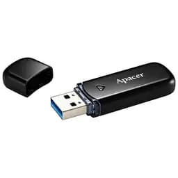 USB флеш накопичувач Apacer 128GB AH355 Mysterious Black USB 3.2 (AP128GAH355B-1) - мініатюра 3
