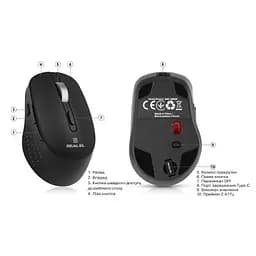 Комп'ютерна мишка Real-El RM-380W Wireless Black (EL123200057) - мініатюра 10
