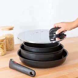 Кришка Tefal для серії Ingenio із захистом від розбризкування 20-28 см (L9829853) для сковороди та каструлі  - мініатюра 5