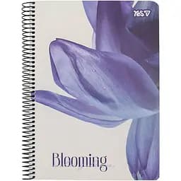 Зошит для записів Yes Blooming А5 в клітинку 80 аркушів (152284) 