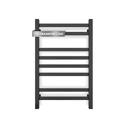 Водяна рушникосушка Navin Авангард 500x800, чорний муар 12-028053-3680, Чорний матовий