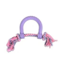 Игрушка для собак Misoko&Co Подкова с веревкой purple 30х15 cm