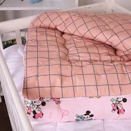 Набір дитячий MirSon зима Kids Time 20-0042 Pink Mikey Mouse 110x140 см EcoSilk: ковдра з подушкою (2200009666186) - мініатюра 4