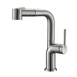 Змішувач для кухні з висувним виливом Koer KI-70021-02 KR4798 Нержавіюча сталь