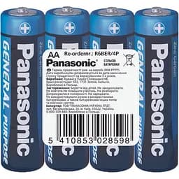 Батарейка PANASONIC АА R06 (5410853028598)