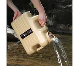 Бутель Каністра 18,5 л для води з краном та ручкою, золотистий, ViO PET-TBG 18.5L - мініатюра 5