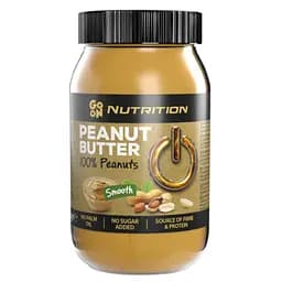 Арахісова паста Go On Nutrition Peanut Butter Smooth, 900 грам скляна банка