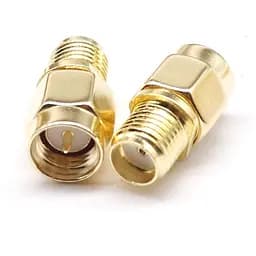 SMA перехідник з SMA male на SMA female зі штирьком з 1-ї сторони (100848) - мініатюра 2