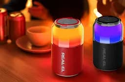 Портативна колонка REAL-EL X705 5W Bluetooth TWS, RGB, Black - мініатюра 13
