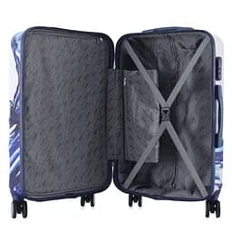 Валіза Semi Line 24" (M) White/Blue Print (T5653-2)