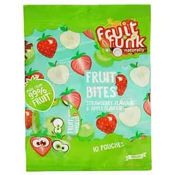 Жувальні цукерки Fruit Funk Fruit Bites Strawberry & Apple 100 г