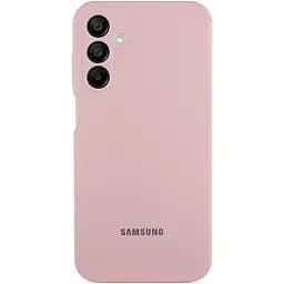 Чохол Lakshmi Silicone Cover Full Camera AAA with Logo для Samsung Galaxy A15 4G/5G/M15 5G Рожевий Sand