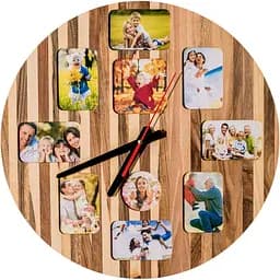 Годинник настінний EcoWalnut дерев'яний (EW-26)