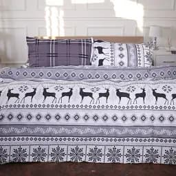 Підковдра MirSon Ranforce Elite 17-0654 Reindeer 110 x 140 см сіра (2200009610363) - мініатюра 2