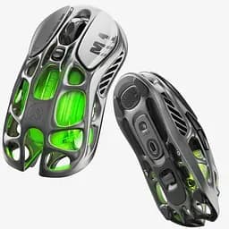 Бездротова миша GravaStar Mercury M1 Pro, magnesium alloy body, BT/WL/USB-A, RGB, Gunmetal Gray (GRAVASTARM1PRO_GRY) - мініатюра 5