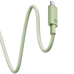 Дата кабель Baseus Habitat Series Fast Charging USB to Lightning 2.4A (1m) (P10360200421-0) Natural Green - мініатюра 2