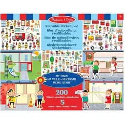 Набор многоразовых наклеек Melissa & Doug Мой город (SM93209/6805)