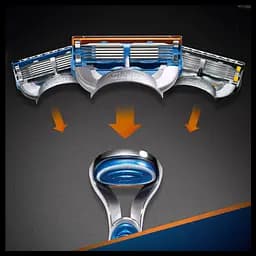Змінні картриджі для гоління Gillette Fusion, 4 шт. - мініатюра 5