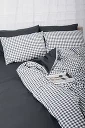 Підковдра Moon&Star Ranforce Elite Gray Square Полуторна 143x210 см - мініатюра 3