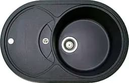 Кухонная мойка Adamant Shell 770x495x200 графит 254223, Графит