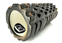 Массажный ролик EasyFit Grid Roller 33 см v.1.1 Multi Черный (EF-2021-BK)