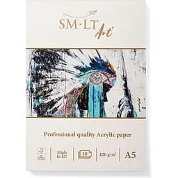 Склейка для акрила SM-LT Art Pro Create 420 г/м² белая бумага 10 листов