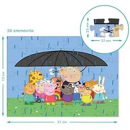 Пазл DoDo 4 в 1 Peppa Pig (200342) - мініатюра 6