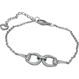 Серебряный браслет Агни Горельеф с фианитами. 4180Р-CZ ГОРЕЛЬЕФ 17