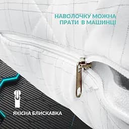 Подушка Ideia Antistatic Sleep 50х70 см чохол зі стібкою та блискавкою штучний пух у сумці 8-36060 - мініатюра 6