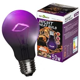 Нічна лампа з підігрівом Repti-Zoo Night Heat Bulb 50W для тераріумів без UVA (MHL50) - мініатюра 1