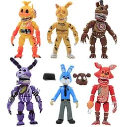 Набір фігурок П'ять ночей із Фредді з масками 15-19 см Five Nights at Freddy's