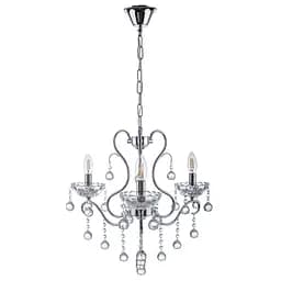 Люстра свеча Brille подвесная хрустальная E14 40W (BCL-666S/3)