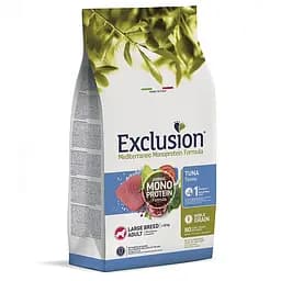 Сухий корм Exclusion Adult Tuna Large Breed для дорослих собак великих порід 12 кг