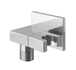Душова система Kohlman Excelent 25 chrome з термостатом + BOX прихованого монтажу QW432HQ25, Хром - мініатюра 5